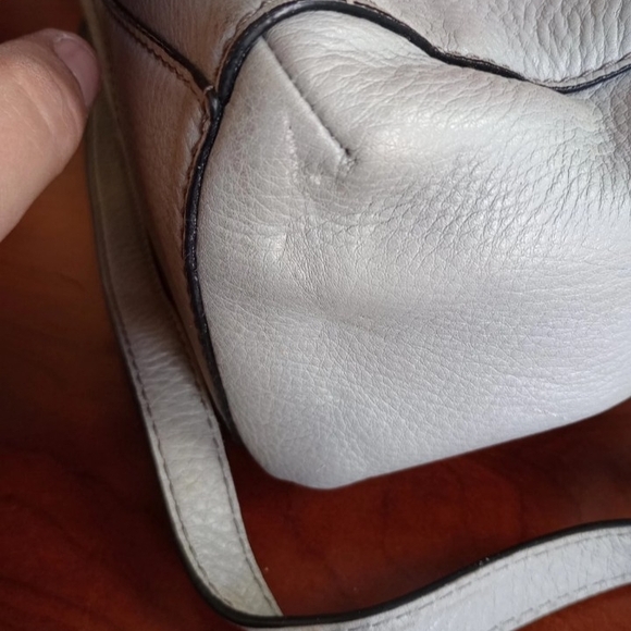 kate spade Blue/Gray Leather Handbag, Crossbody Shoulder Bag - Picture 4 of 13